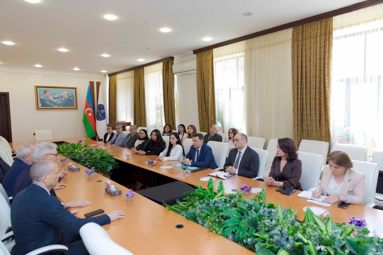 “Bambino Gesu” pediatrik xəstəxanasının nümayəndə heyəti ATU-da (FOTO/VİDEO)
